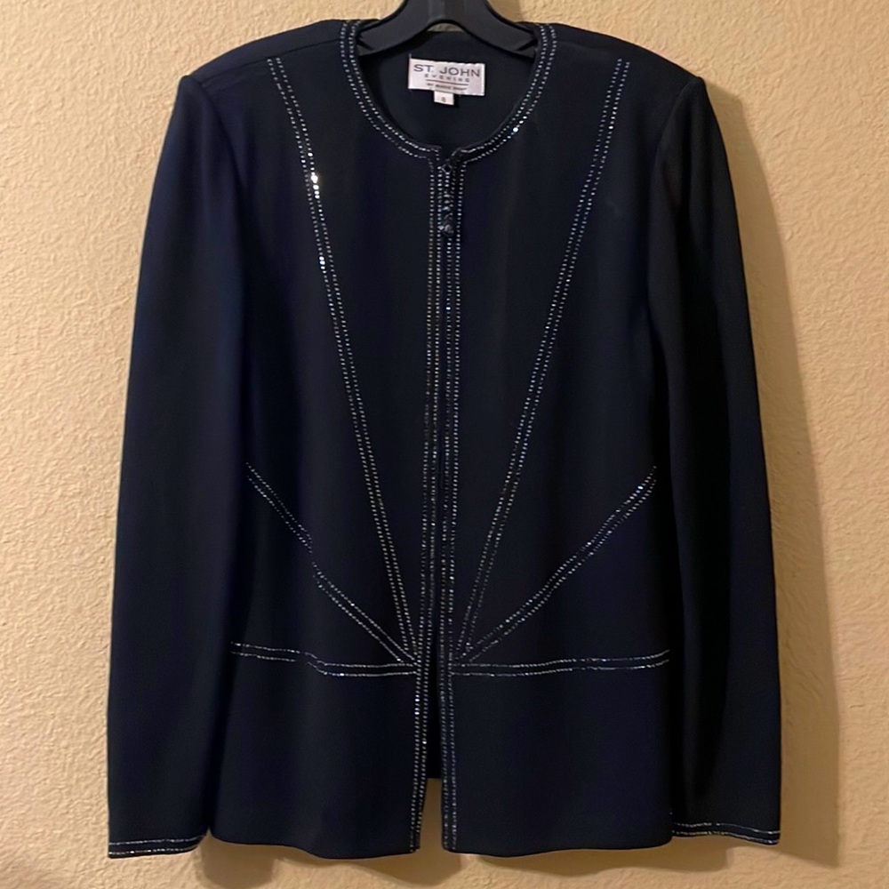 St. John Evening By Marie Gray Evening Jacket Size 8